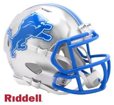 Zdjęcie produktu dla Mini kask piłkarski Riddell - NFL Speed Detroit Lions 2024