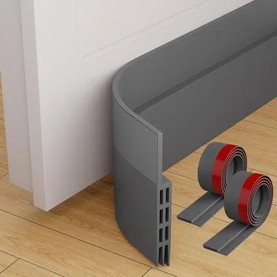 Produktbild von Schalldichter Set Türdichtung selbstklebend 5cm x 200cm Grau