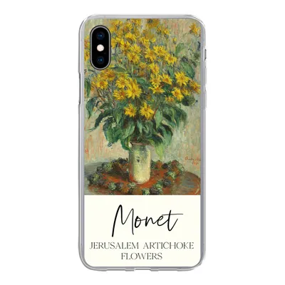 Produktbild von MuchoWow® Handyhülle Schutzhülle Hülle für iPhone Xs Alte Meister - Malerei - Monet Silikon Softcase Handy Hülle - Handytasche