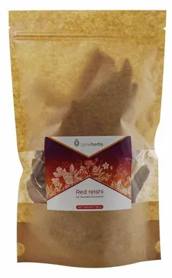 Productafbeelding van Gesteelde lakzwam (Rode reishi), gesneden (100 g)