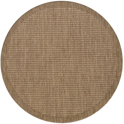 Zdjęcie produktu dla Teppich Outdoor GIZA Braun 160 x 160 cm Rund