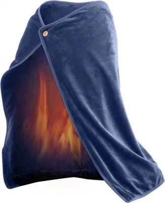 Imagen del producto de Manta calefactora para el invierno, manta eléctrica para calentar el cuerpo, manta térmica para el hogar, ideal para proteger las rodillas, tamaño 100x70 cm