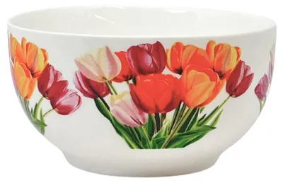 Produktbild von ARÔME HOME Porzellanschale Tulpen, 500 ml