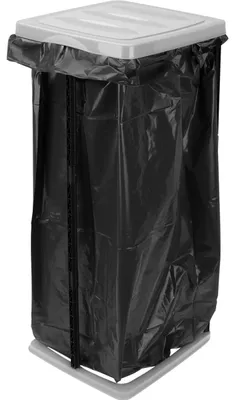Image de Support pour sacs-poubelle Poubelle Collecteur de déchets pour sacs-poubelle 60L
