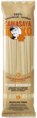Produktbild von Samasaya Fijne Noedels 250g – Feine asiatische Nudeln für Suppen & Pfannengerichte