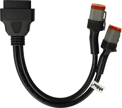 Produktbild von vhbw OBD Adapter 4Pin, 6 Pin auf OBD2 16Pin kompatibel mit Harley Davidson Motorrad - 0,4 m