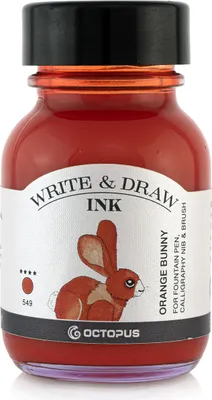 Produktbild von Write and Draw Ink 549 Orange Bunny, Schreib- und Zeichentusche, 50 ml