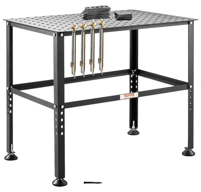 Productafbeelding van VEVOR laswerkbank, 914,4 x 609,4 x 784,8 mm, montagewerkbank met een draagvermogen van 362 kg, gebruikt voor laswerkzaamheden, assemblage en onderhoud