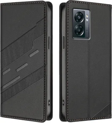 Obrázek produktu pro Pouzdro pro OnePlus Nord N300,Polyuretankožené peněženkové pouzdro s přihrádkou na karty a funkcí stojánku Schwarz