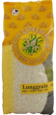Image de Riz à grains longs Unirice 2000 g - Riz à grains longs aromatique de haute qualité, 2 kg
