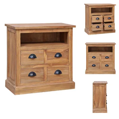 Zdjęcie produktu dla vidaXL Kredens 60 x 30 x 60 cm lite drewno tekowe - Kredensy