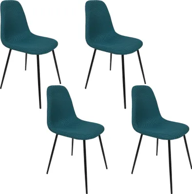 Image de Chaise Atome Bleu - Lot De 4