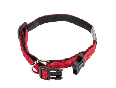 Produktbild von Nobby Halsband Soft Grip rot, Verstellmöglichkeit: 30-45 cm
