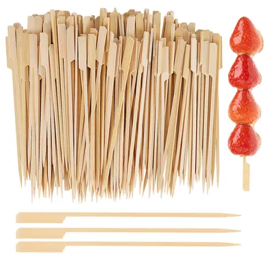 1000 Bambus-Paddel-Spieße 20 cm für Grill, Obst & Cocktails