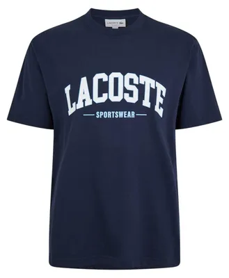 Image de Lacoste - T-shirt homme/femme unie GT16482 (S) (bleu marine)