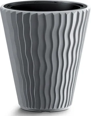 Produktbild von nabbi Kunststoff-Pflanzgefäß DBSP400 39 cm - grauer Stein