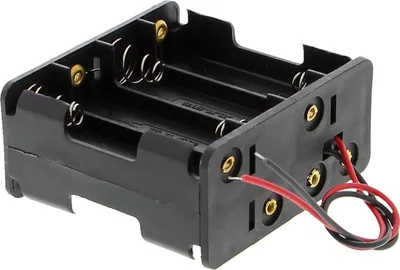 Produktbild von Batteriefach - 8x AA (12V), kompakt ohne Stecker
