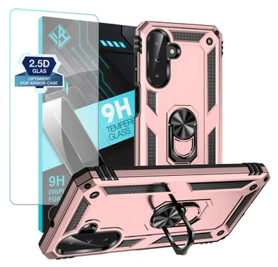 Produktbild von Armor Outdoor Handyhülle für Samsung Galaxy A17 / A17 5G Handy Panzer Case Schutzhülle mit 9H Displayglas Displayschutz Farbe: Rosegold