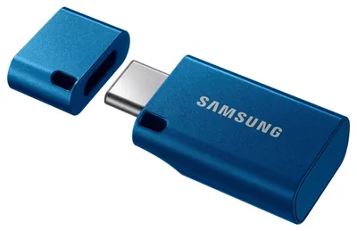 Obrázok produktu pre Samsung MUF-256DA, 256 GB, USB Typ-C, 3.2 Gen 1 (3.1 Gen 1), 400 MB/s, Čiapky, Modrá