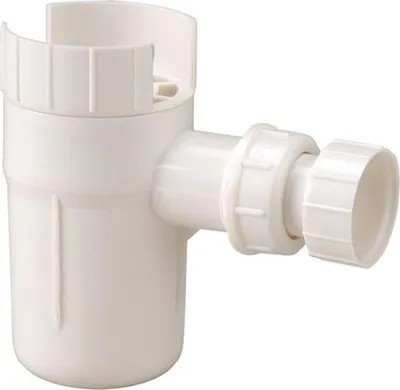 Produktbild von Siphon Geruchsverschluss für Waschbecken in Trichterform, Weiß
