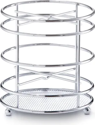 Immagine prodotto di Portaposate Zeller in cromo per coltelli, forchette, cucchiai, ecc., diametro: 120 mm