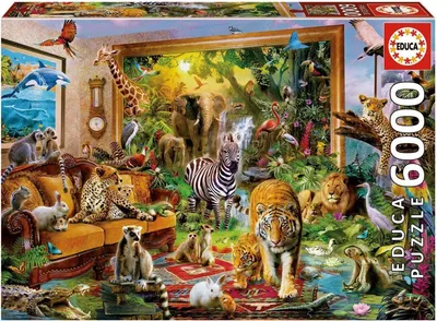 Immagine prodotto di Puzzle 6000 pezzi - Animali selvatici