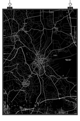 Produktbild von Mr. & Mrs. Panda Bild Nordhorn DIN A5 - Geschenk, Plakat, Posterdruck, Stadt, Wandbild, Dorf Karte Landkarte Map Stadtplan, wanddeko, drucke