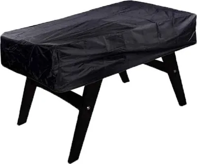 Produktbild von Oxford Tischfußball-Abdeckung, wasserdichte Schutzhülle für Tischfußballtisch 163 x 115 x 48 cm in Schwarz, universell für den Außenbereich, kratzfest, langlebig