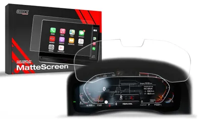 Produktbild von Matte Autodisplayfolie für BMW 4 G22 Live Cockpit Sensor 12,3" (2020-2023), Grizz Protector