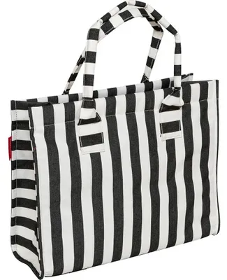 Produktbild von Reisenthel daily shopper, Schwarz, Weiß, Polyester, Stoffbeutel, Muster, 14 l, 420 mm