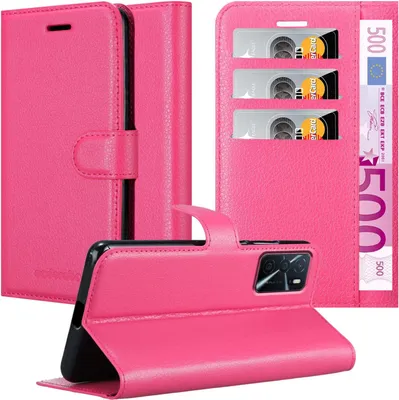 Obrázek produktu pro Cadorabo Case for Oppo A16s / A54s Protective Case in Pink Pouzdro na mobilní telefon s magnetickým zavíráním