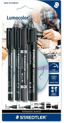 Produktbild von Staedtler 60 BK, Schwarz, Schwarz, 4 Stück(e)