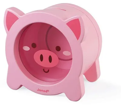 Image de Janod Tirelire Enfant en Bois Cochon