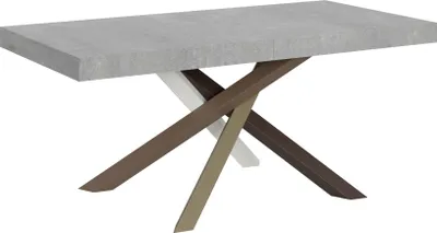 Produktbild von Ausziehbarer Tisch 90x180/284 cm Volantis Cemento Gestell 4/C