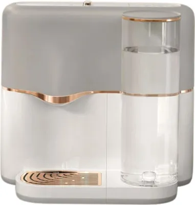 A close-up product shot of a water dispenser.