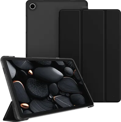 Produktbild von Fintie Hülle für Samsung Galaxy Tab A9 Plus 11 Zoll 2023, Ultradünn Schutzhülle mit Translucent Rückseite Cover mit Auto Schlaf/Wach Funktion für Samsung Tablet A9+ SM-X210/X216/X218, Schwarz