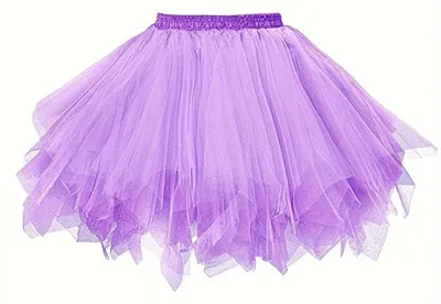 Immagine prodotto di Boolavard: Costume da carnevale da donna, gonna a balze in tulle, stile vintage anni '50, sottogonna in tulle