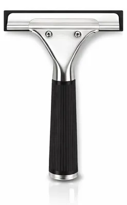 Image de Raclette de vitrage de 15 cm, noire, pour fenêtres, miroirs et cabines de douche
