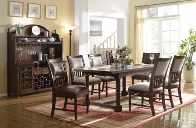 Produktbild von Esstisch Sitzgarnitur Tisch 6 Stühle Stuhl Set Esszimmer Garnituren Design Sets