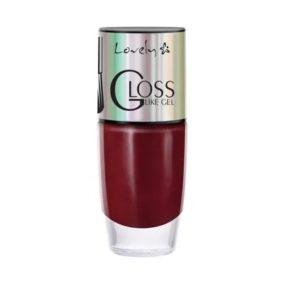 Obrázok produktu pre Lovely Gloss Like Gel, 8 ml, Červená, Sfarbenie, Lesk, Fľaša, Kefa