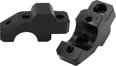 Produktbild von 2 Stück Lenker-Riser-Montageklemme, CNC-Aluminiumlegierung, Ersatz für Yamaha Tracer 900/GT 2015-2019, Schwarz