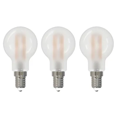 Produktbild von CASAYA 64062 G45 E14 3W 3PACK LED-Tropfen, Sockel E14, 3 Watt, Warmweiß, 2700 K,