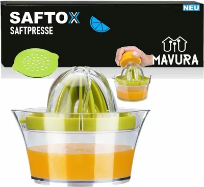 Produktbild von SAFTOX Zitruspresse Orangenpresse Saftpresse Zitronenpresse Handpresse Orangen Zitronen Entsafter manuell