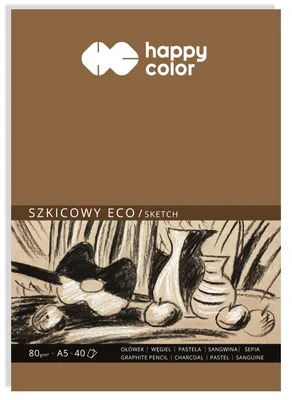Obrázok produktu pre Skicár ECO A5 40k 80g Happy Color
