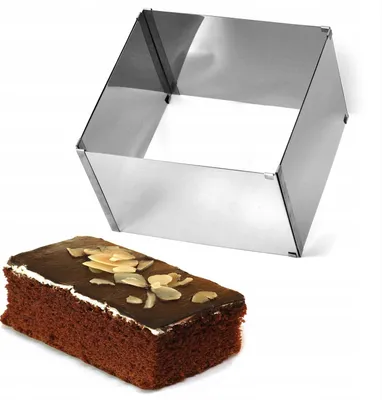 Produktbild von Kuchpol Verstellbarer Rechteckiger Backring Kuchenform 20cm Hoch