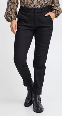 Produktbild von Pulz Jeans PZCLARA Damen Chino Hose Stoffhose Baumwollmischung