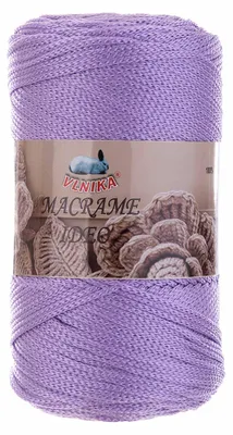 Vlnika Macrame Ideo 250g Makrameegarn und Häkelgarn in der Farbe Lila.