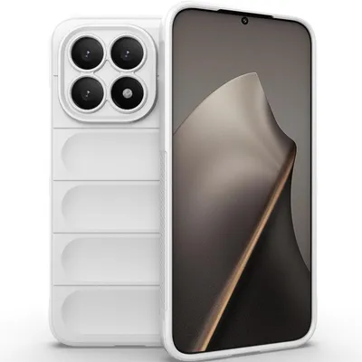 Produktbild von Handyhülle für Xiaomi 15T Weich TPU Silikon Stossfest Anti-rutsch Hülle Weiß