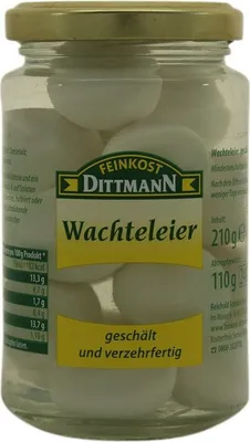 Produktbild von 210G Wachteleier In Aufguss       Dit
