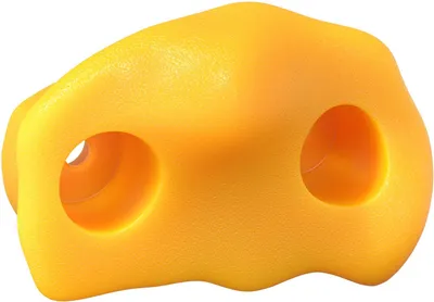 Obrázek produktu pro Lezecká chyt 2 pcs Žlutá 100 x 67 x 43 mm PP
